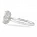 2.20 carat Oval Diamond Solitaire Engagement Ring side