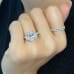 3ct Oval Lab Diamond Three-Stone Ring fist