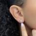 4.10 carat TW Lab-Grown Diamond GIA Graded Studs ear