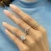 2.04ct Oval Lab Diamond Signature Wrap Engagement Ring hand