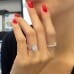 2.21 carat Round Diamond Platinum Solitaire Engagement Ring lifestyle
