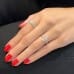 1.20 carat Oval Diamond Invisible Gallery™ Engagement Ring hand