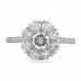 floral halo engagement ring design