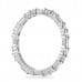 .90ct Round and Baguette Diamond Shared Prong Eternity Band profile