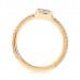 Marquise Cut Diamond Rose Gold Super Stackable Ring profile