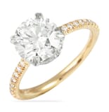 1.70 ct Round Diamond Two-Tone Invisible Gallery™ Engagement Ring