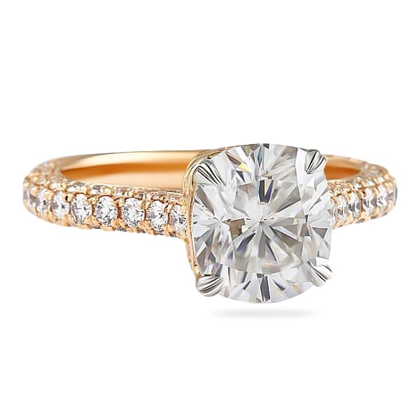 The Claire Rose Gold - Cushion Cut Solitare Engagement Ring