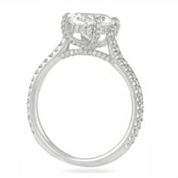 oval diamond 2 carat engagement ring