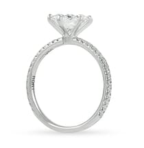 1.9 ct Round Six-Prong Engagement Ring flat lay
